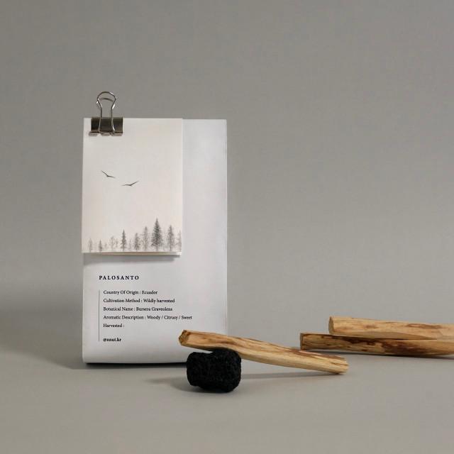 뭍 팔로산토 에콰도르 자연 인센스 (스머지 스틱)