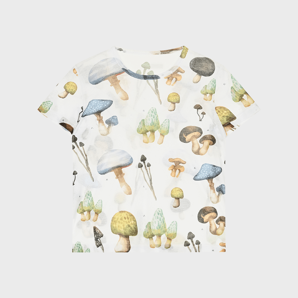 MUSHROOM GRAPHIC T-SHIRT