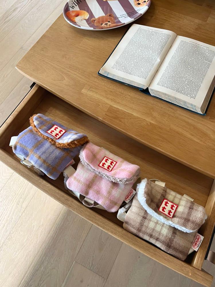 3차 [made제품] 강아지가방 하네스 탁탁탁탁 포그니 체크