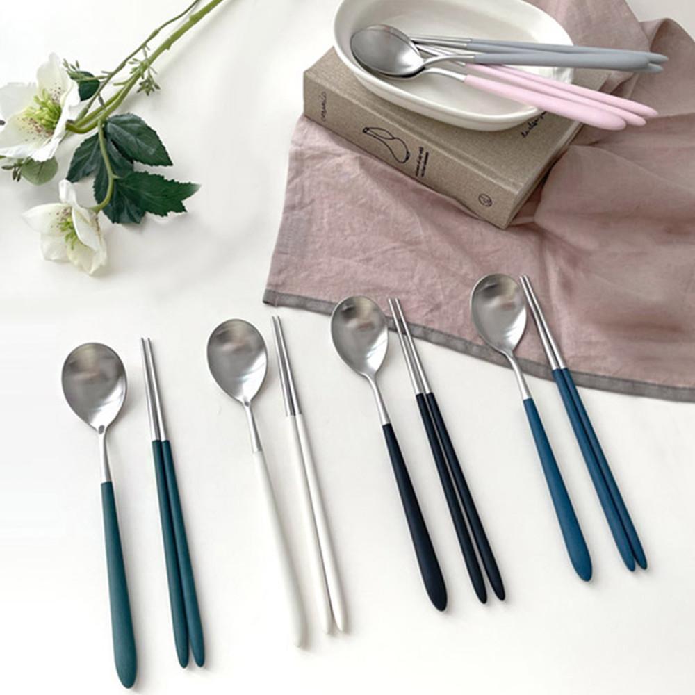 골든벨 실버 수저세트 (숟가락 젓가락)