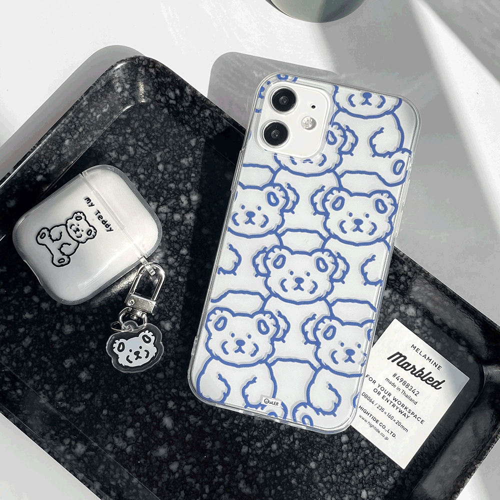 마이테디 칼라 패턴 아이폰케이스