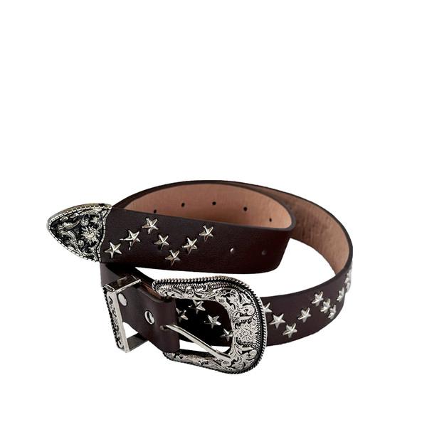 Snake sliver big belt (2colors)