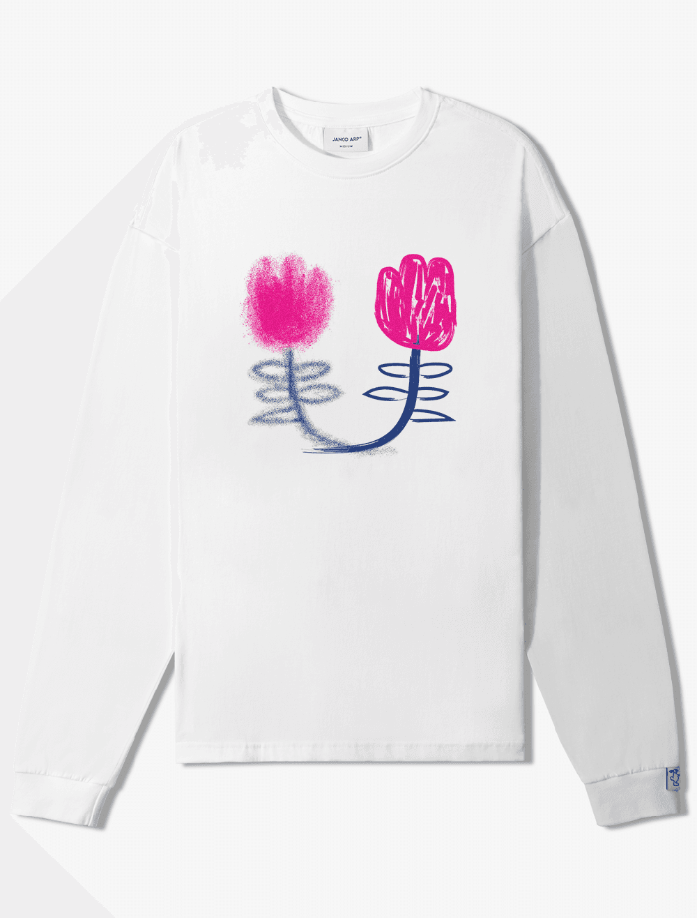 FLOWER LONG SLEEVE _ WHITE