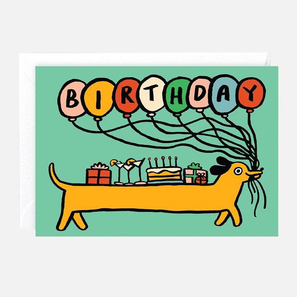 기프트카드 - BIRTHDAY SAUSAGE DOG