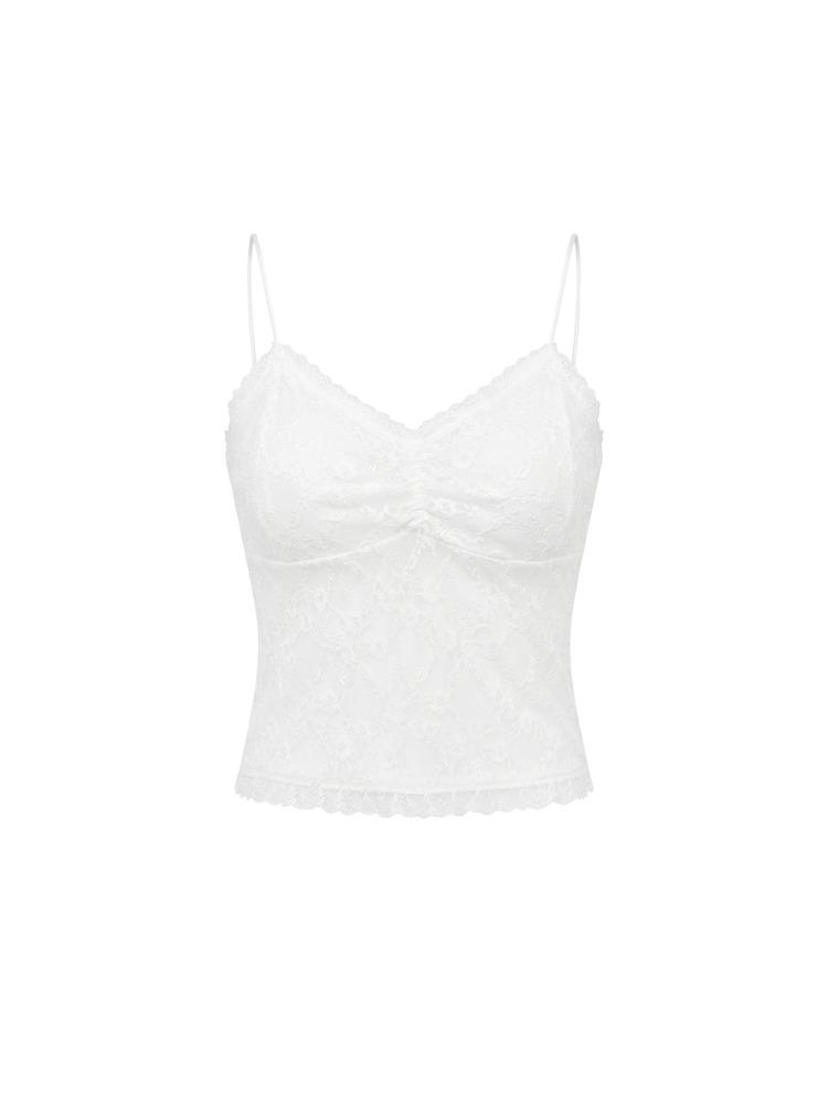 뮤아 패드 레이스 나시 (2color)