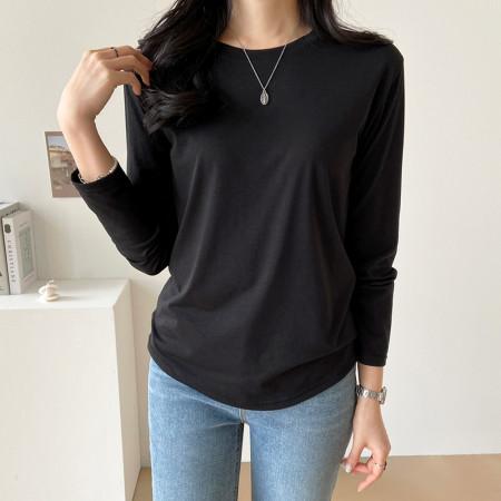 이런 상품 어때요? 여성 무지 레이온 긴팔 티셔츠 봄 가을 오프닝