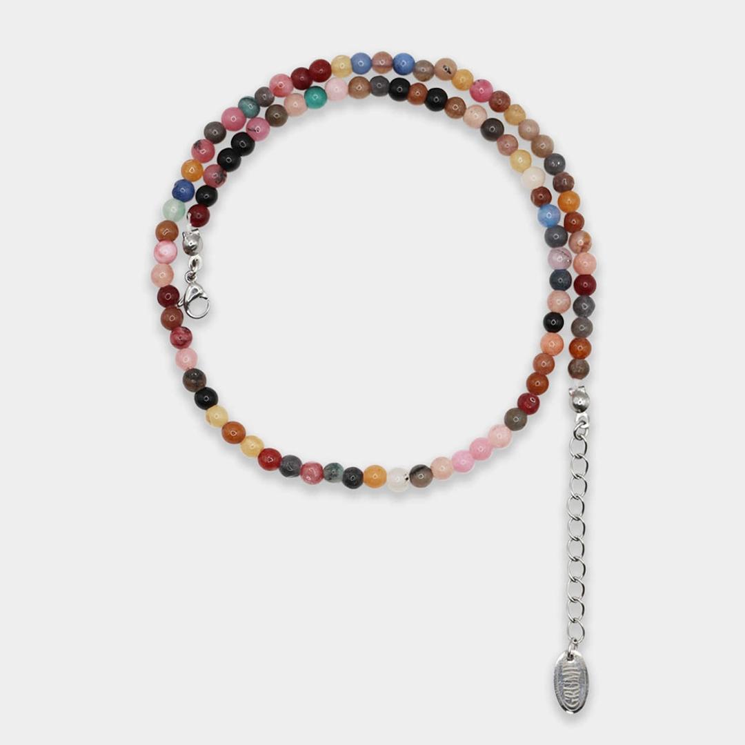 Crunching Leaves Dot Necklace