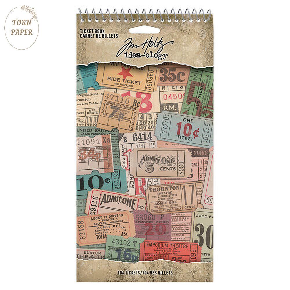 팀홀츠 Tim Holtz Idea-ology TH94036 TICKET BOOK TH 122
