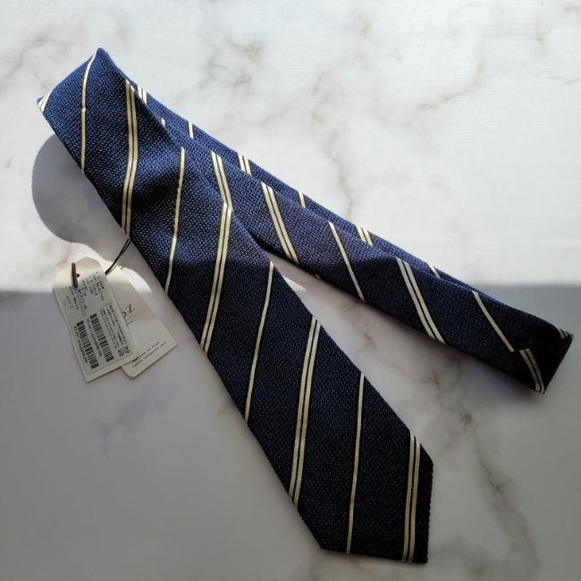 지오지아 정품 슬림 넥타이 7.6cm 새제품 A7392