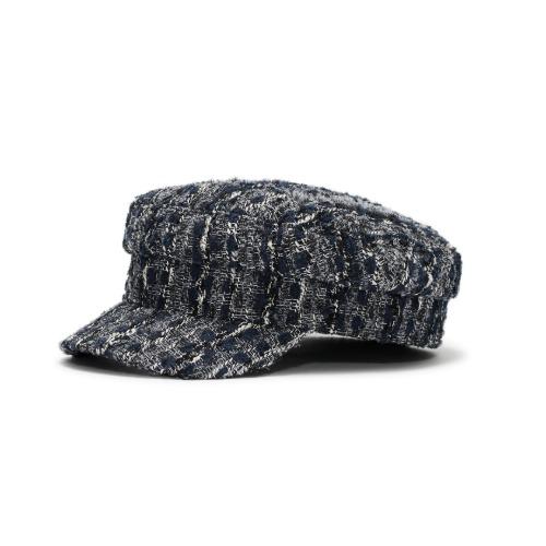 CLASSIC MARINE CAP_TWEED NAVY
