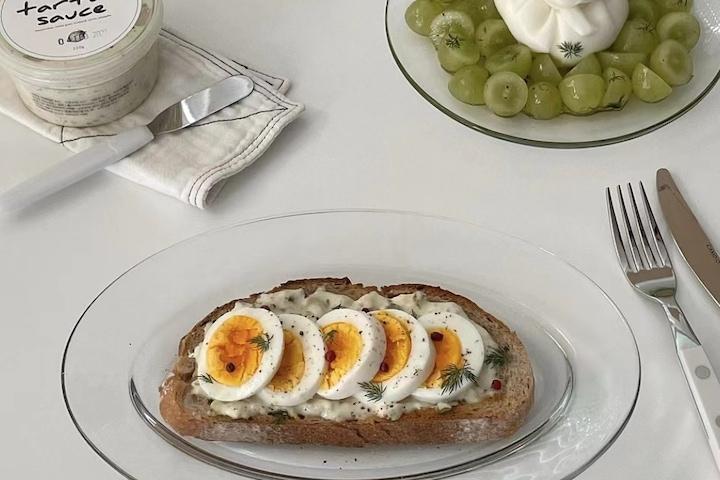 퓨어 투명 오발 플레이트 26cm