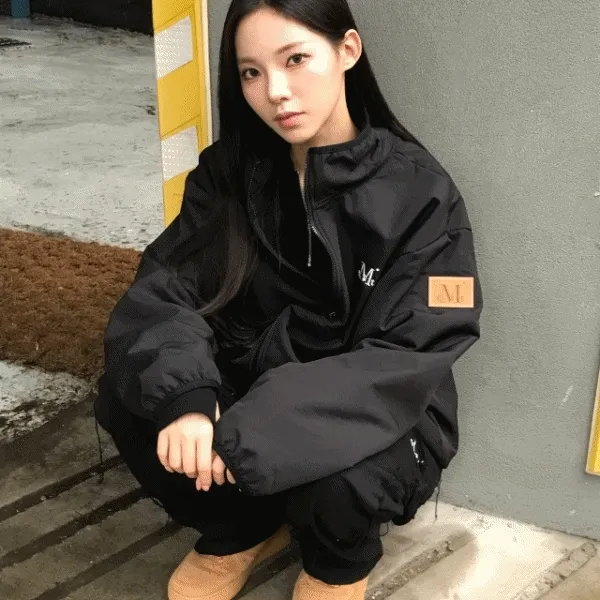 미카 양털 안감 경량 패딩 후리스 플리스 자켓 (2컬러)