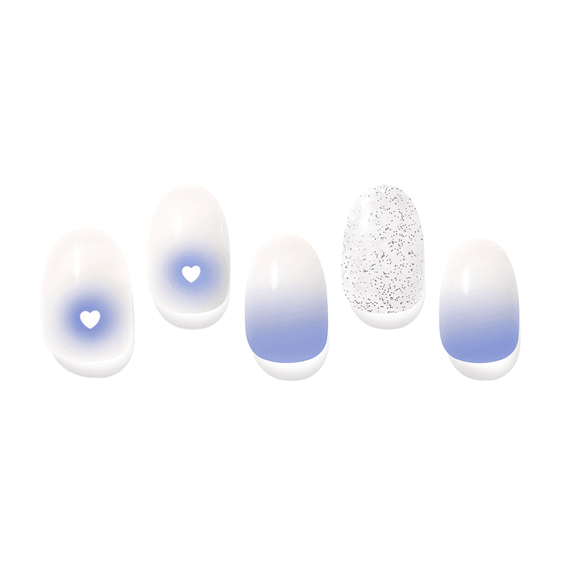 하트 스탬프 네일