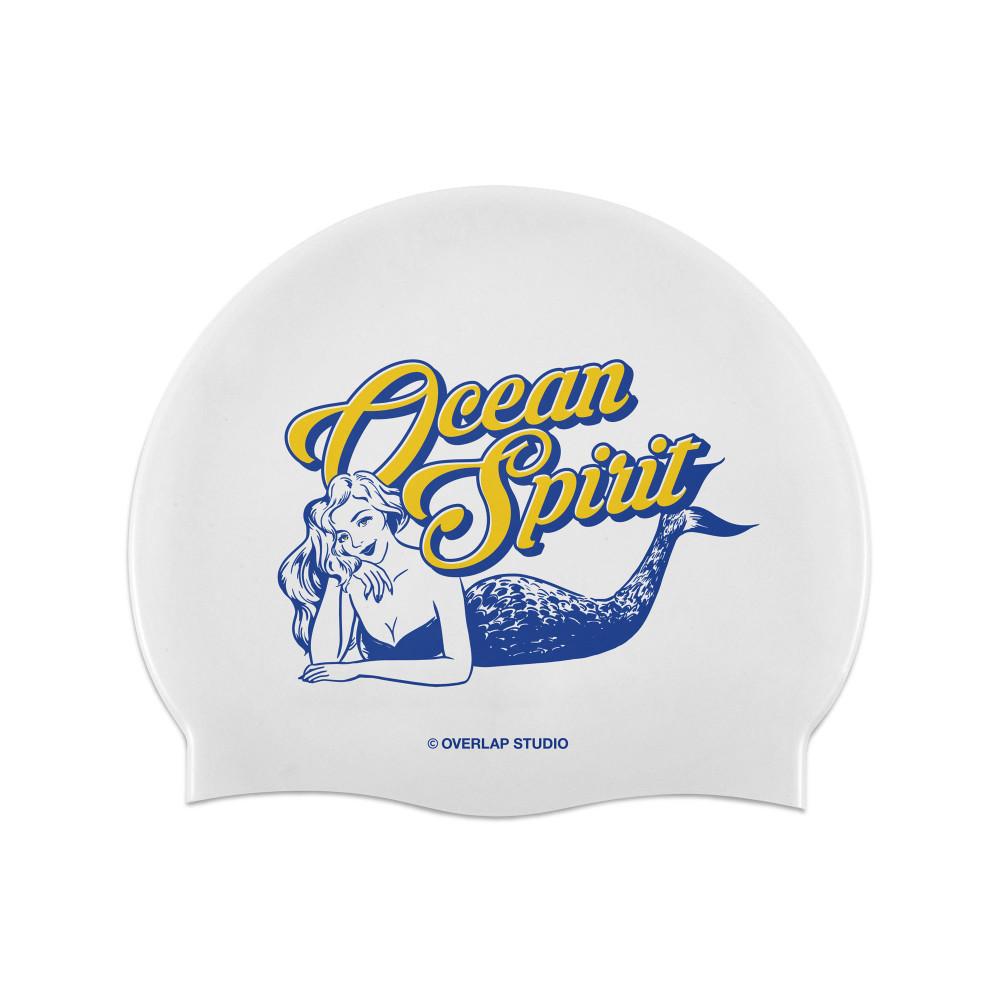 [OVERLAP] 오션스피릿 오버랩수모 실리콘 수영모자 제작수모 수영모