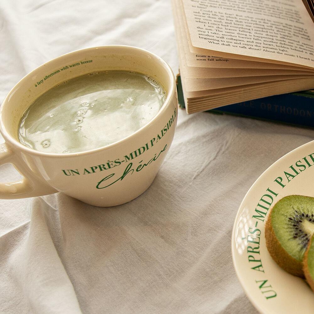 Lazy Vibes Coffee Cup (Green)