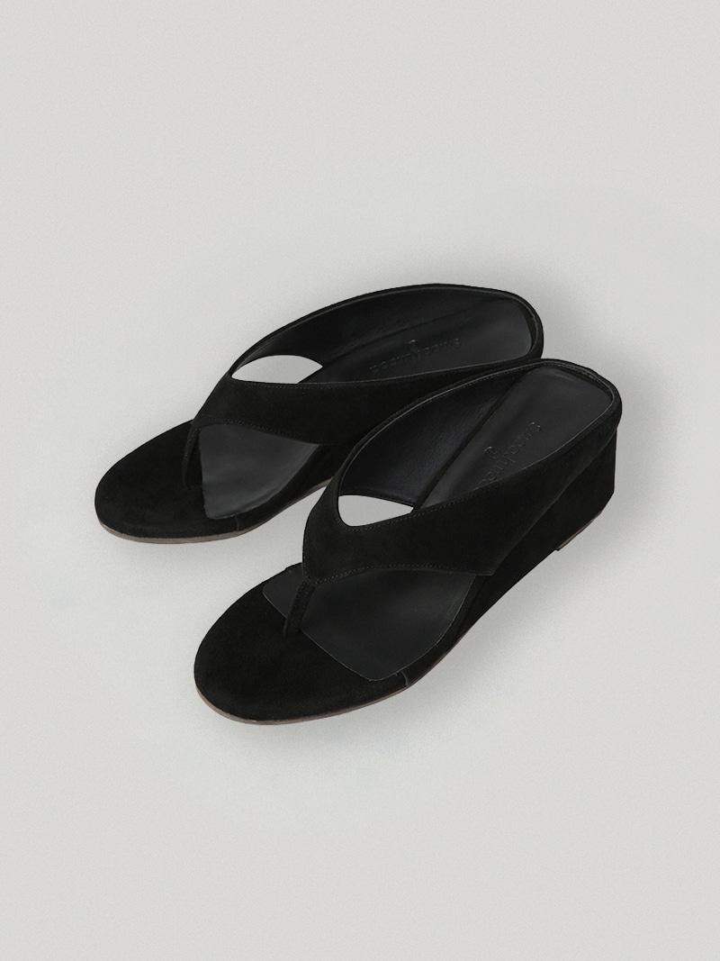 Kitts Suede Wedge Mule (Vibram Sole)