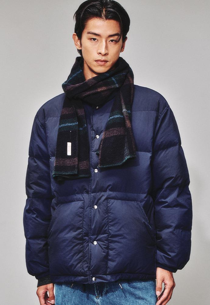 Logan Washed Down Jacket_Navy
