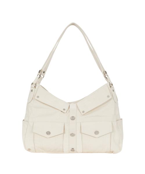 [리퍼브 특가] 트러커 토트 백 아이보리