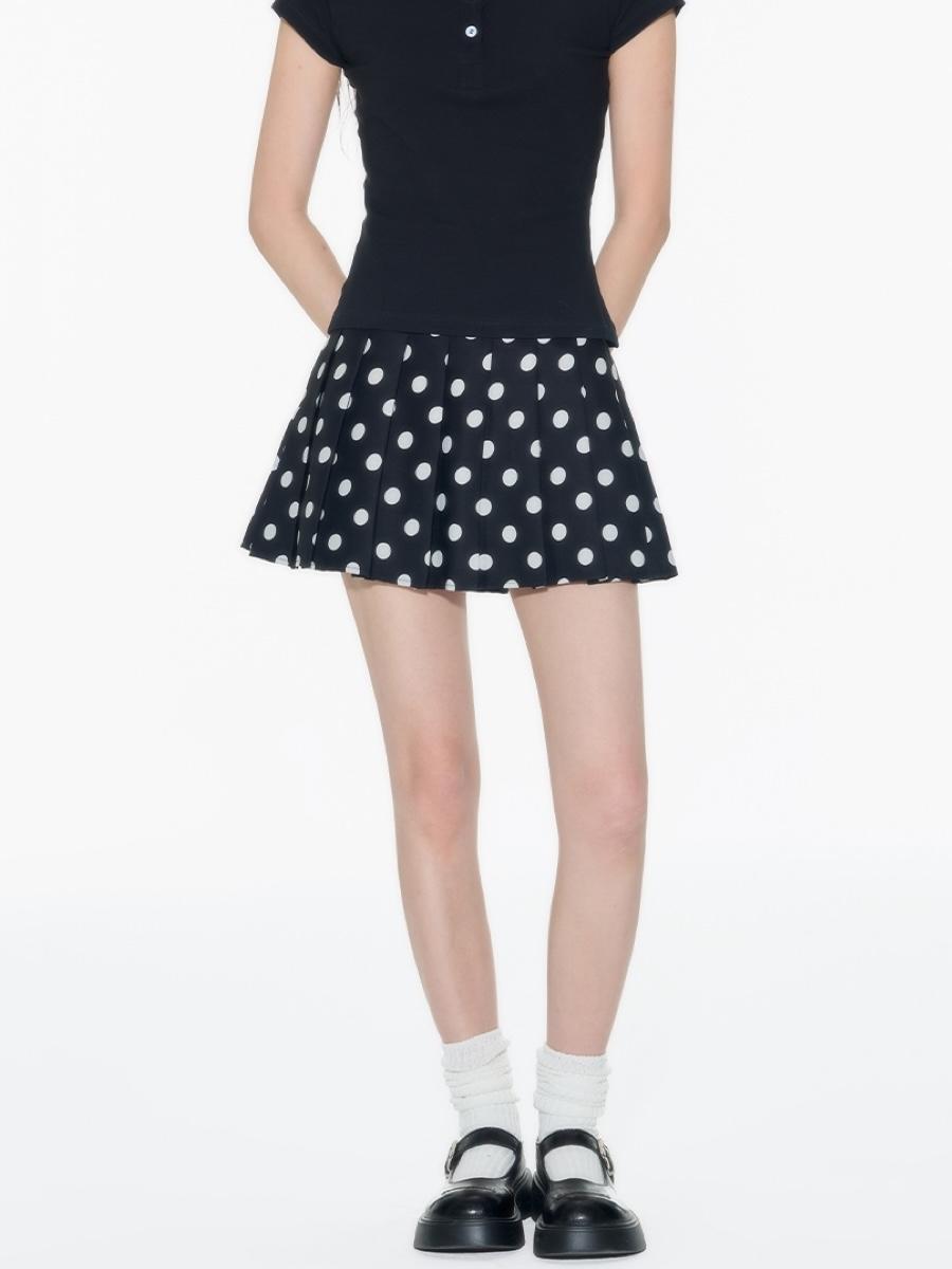 Onthereverse Polka Dot Wink Skirt