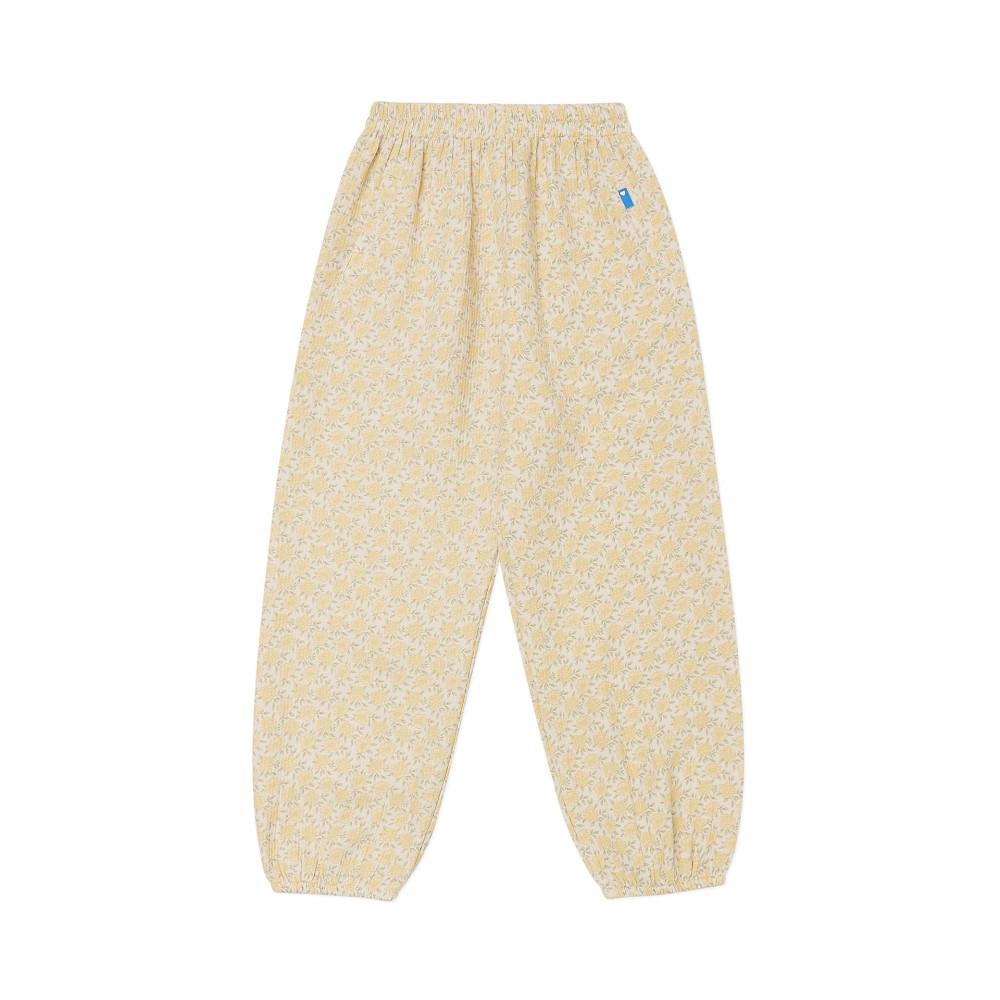 도민 몸빼바지 고쟁이 플라워 패턴 홈웨어 밴딩팬츠 2컬러 [가든]