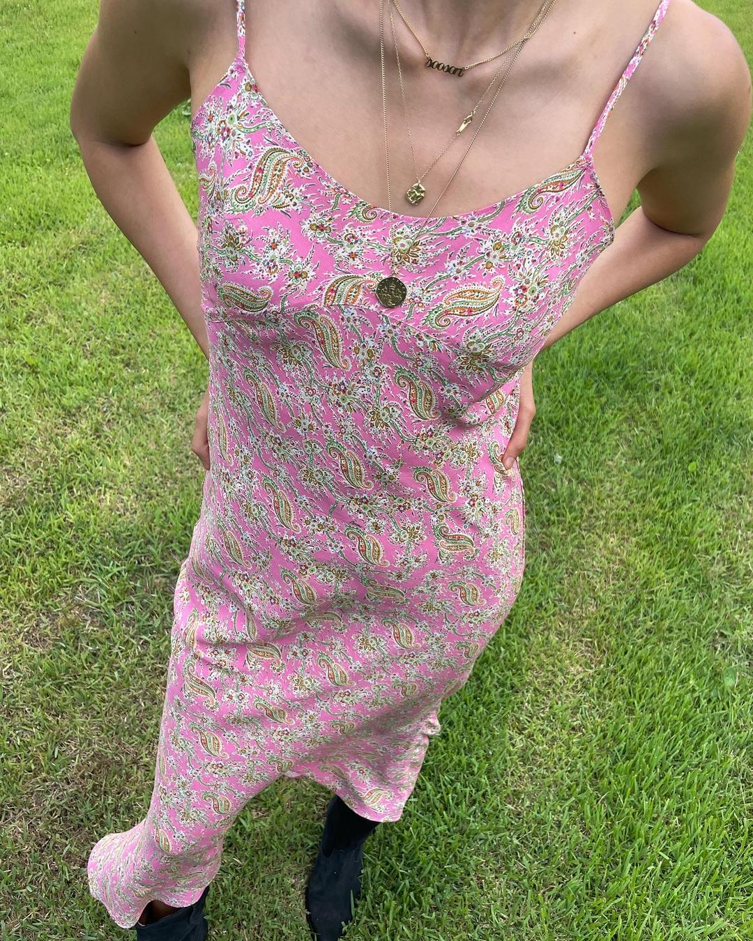 all bias draping dress