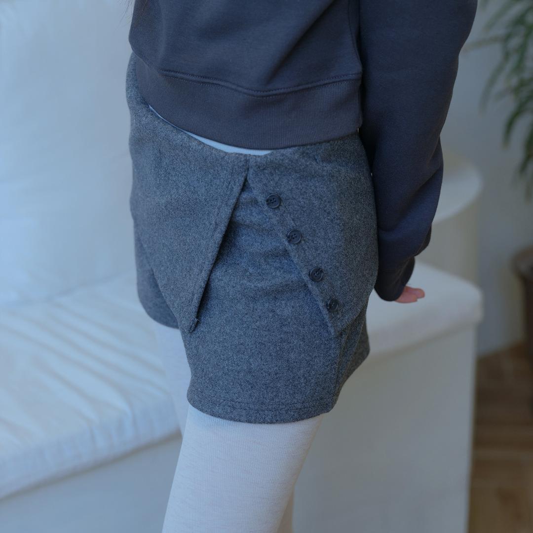 틸데서울 마일 윈터 버튼 로우 숏팬츠 2color