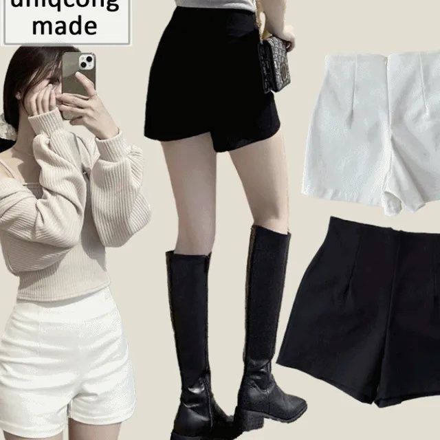 [자체제작/허리쏘옥/엉밑살X] 🐰쫀득 탄탄 극강하이웨스트 아이돌 스판 반바지