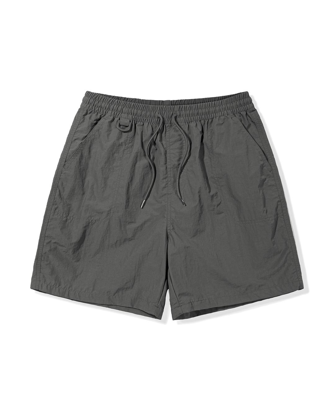 크리스피 나일론 쇼츠_차콜