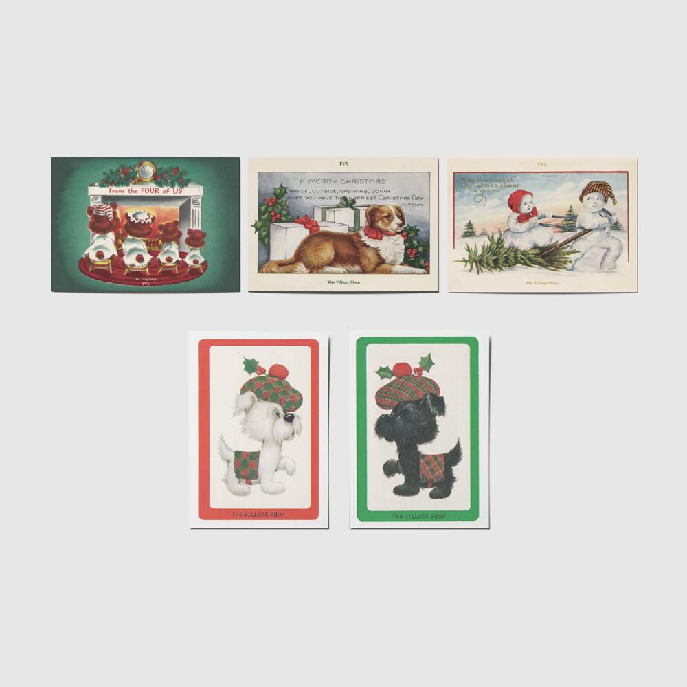 Vintage Christmas Postcard  빈티지 크리스마스 엽서 #1