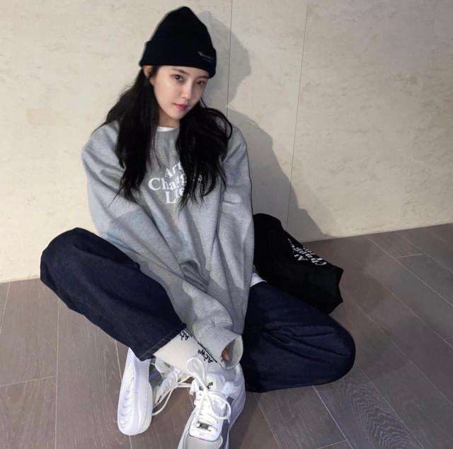 원더월 웨이브 로고 비니