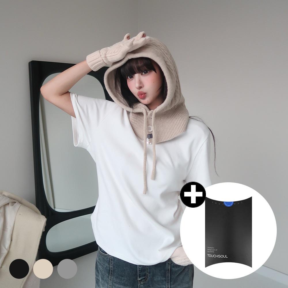 [29CM 단독 패키지 무료 증정/바로 배송] 딥 코지 단추 바라클라바 - 3 Colors