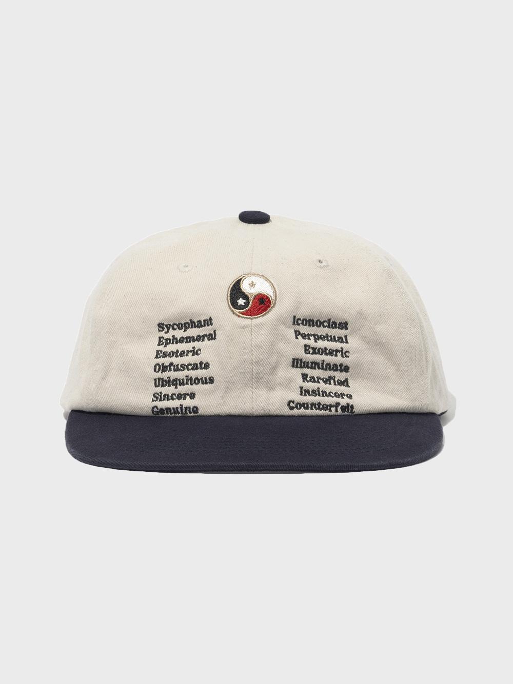 Yin Yang Washed Cap Natural
