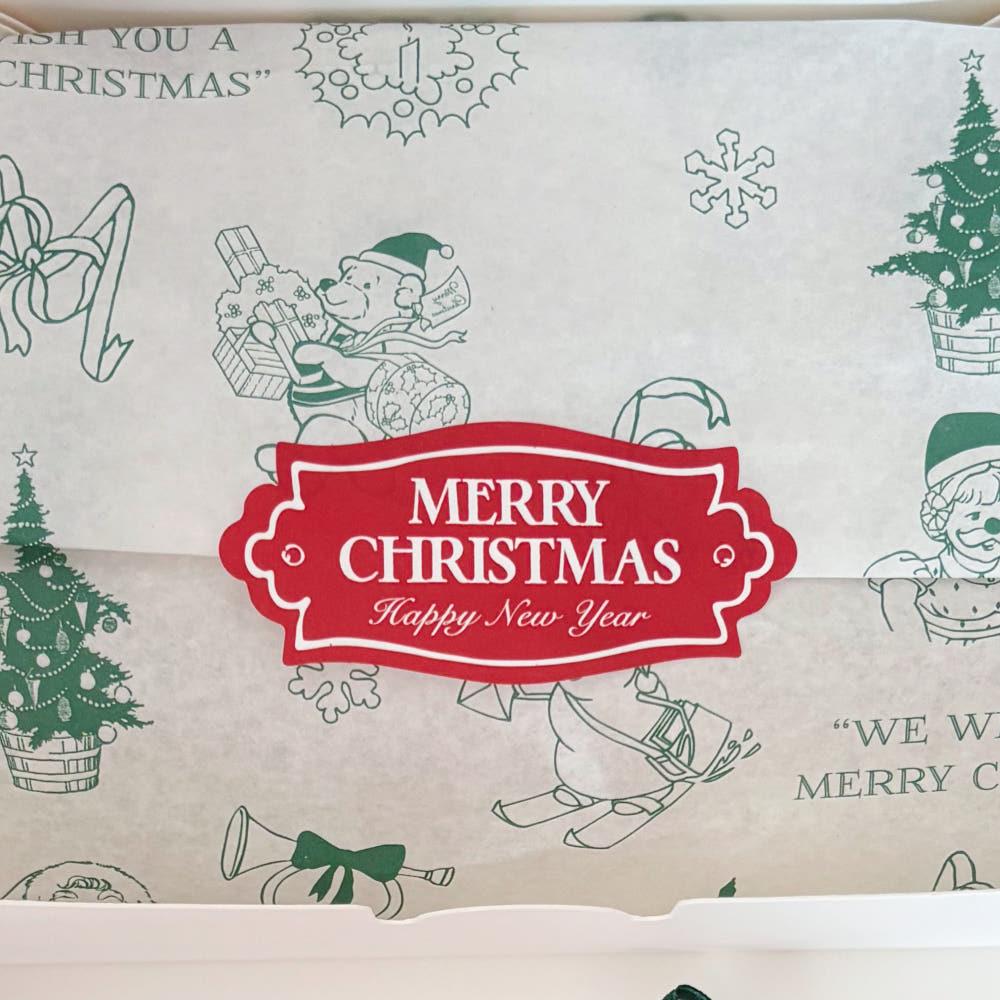 크리스마스 스티커 빈티지 라벨 (50매)