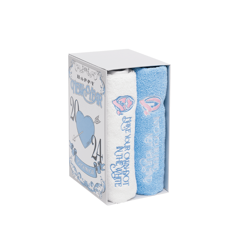 Blue&White Towel Book 2ea