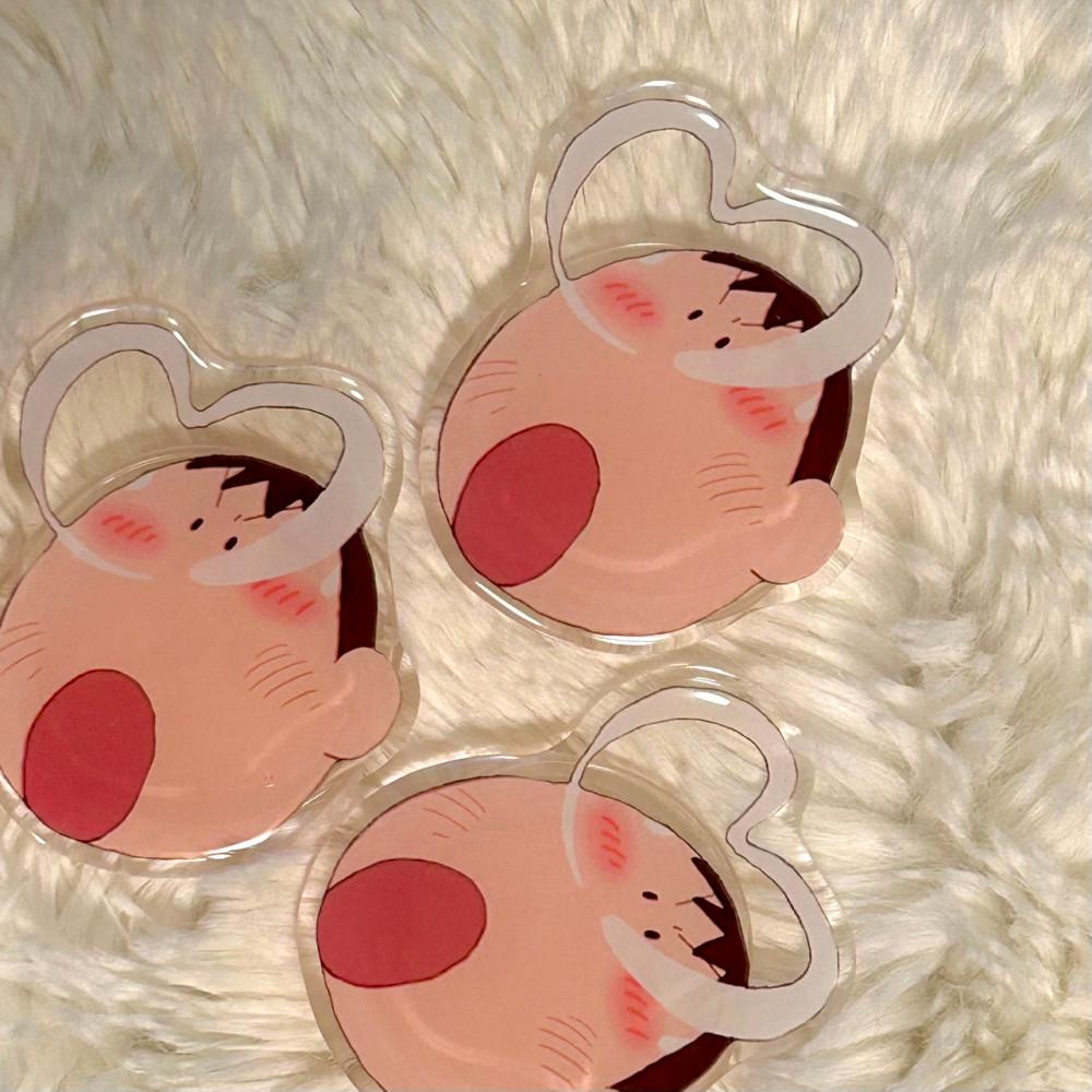 [재업로드] 하트 콧물 맹구 그립톡