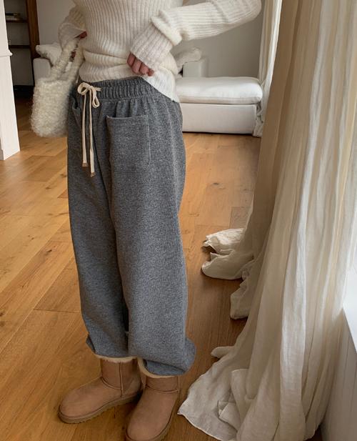 wool pocket pants