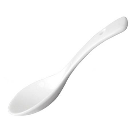 베이직 도자기 테이블 스푼, 화이트, 1개 - 숟가락/테이블스푼 | 쿠팡