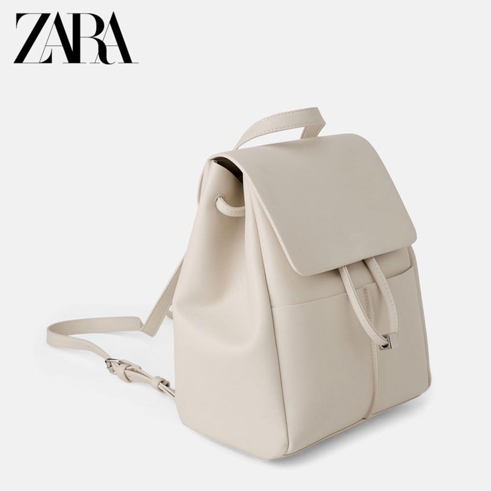 자라 자라 백팩 여성 가방 가죽 데일리 베이직 블랙 화이트 2종 ZARA - 위시버킷