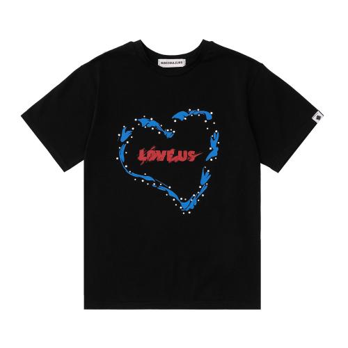 (W) LOVE US T-SHIRT BLACK