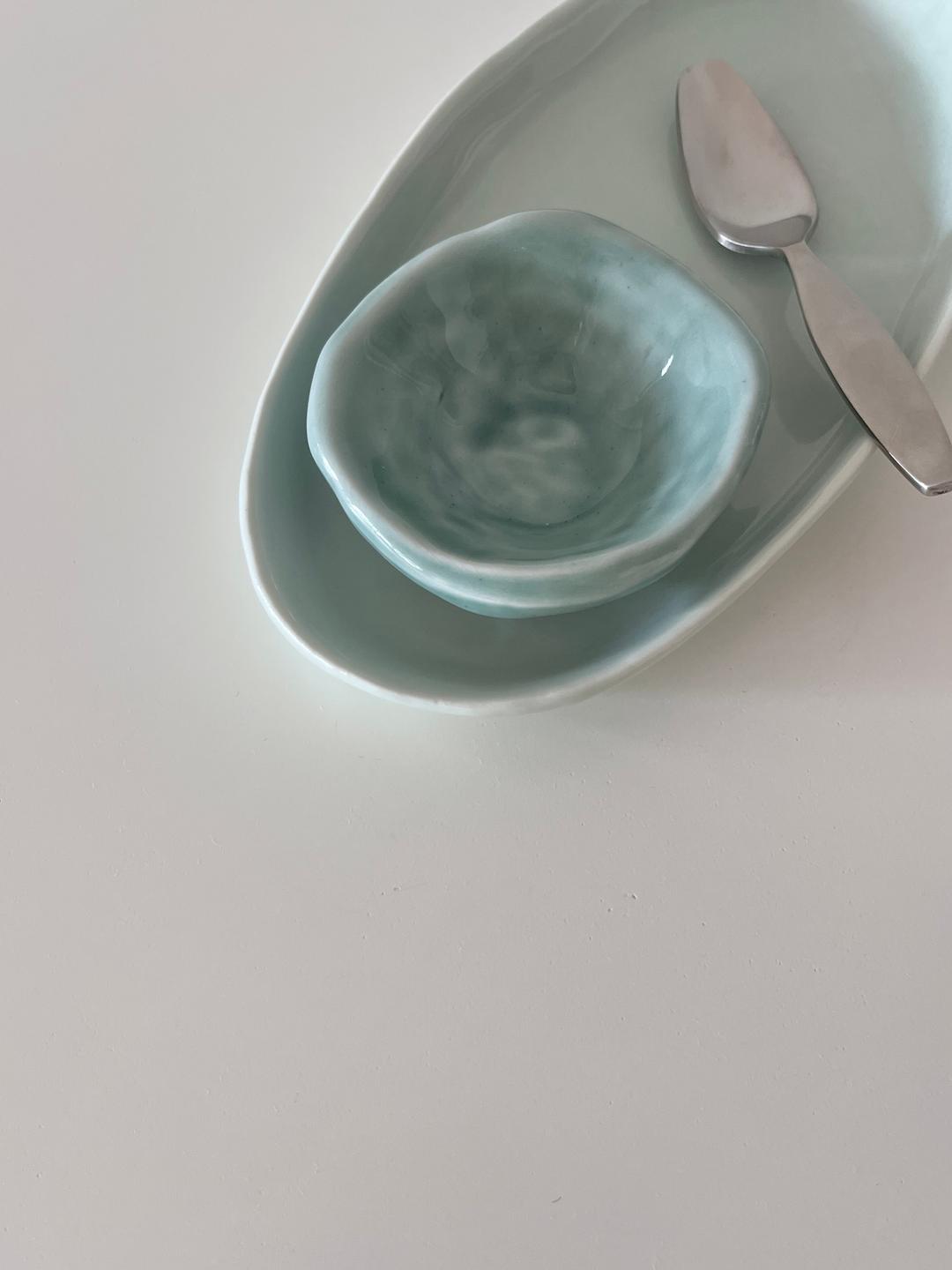 옥색 미니 종지