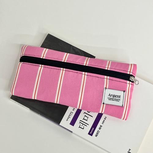 Argent flat pencil case - libera pink