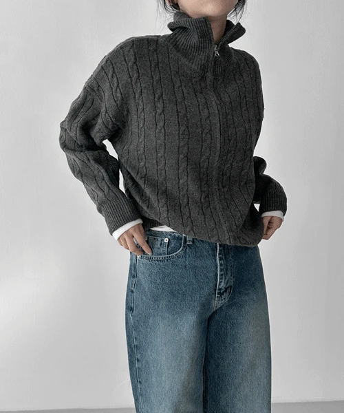 랄프 꽈배기 가디건