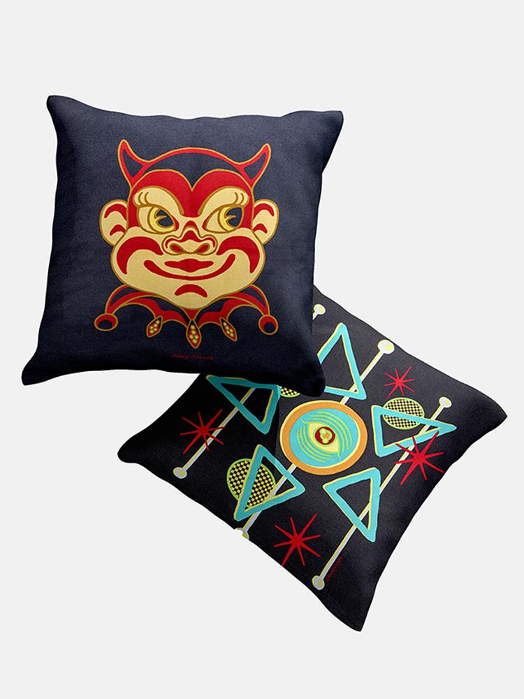 ALL SEEING EYE DEVIL CUSHION