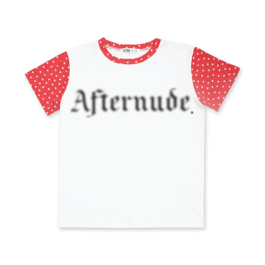 VTG WASHING STAR TEE (RED)