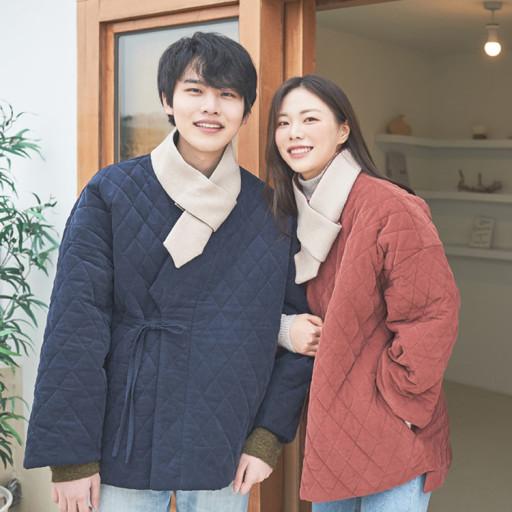 생활한복 누빔 자켓 양면 두루자켓