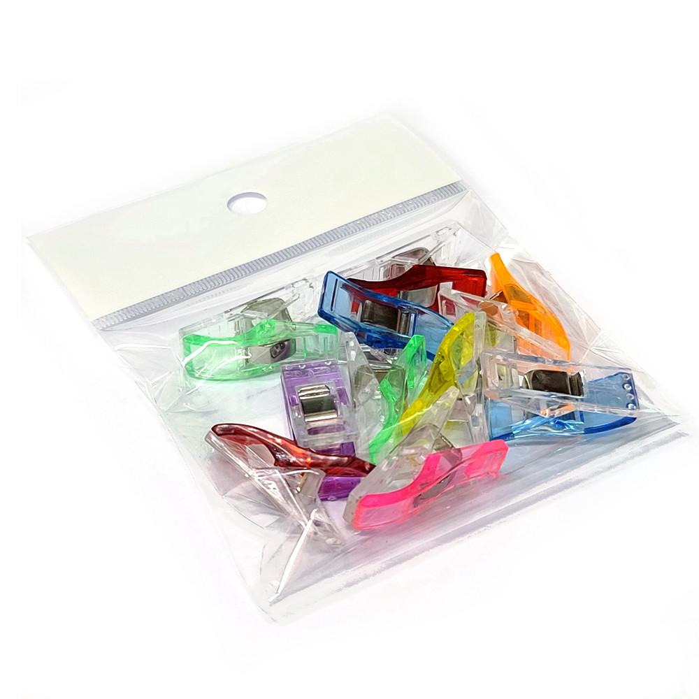 칼라 시접집게 시접클립 원단 집게 10EA