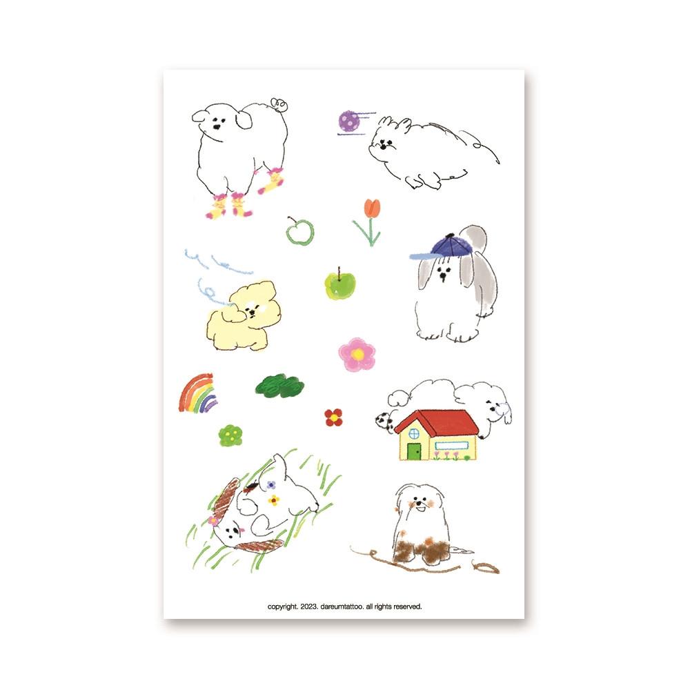 drawing tattoo sticker 11 / 다름타투 습식 타투스티커