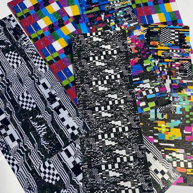 [듀플리시티 글리치유니버스]글리치에러스티커 컨페티 10종