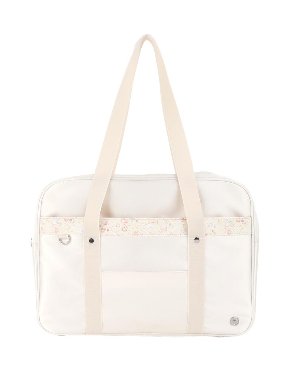 [7/5 배송시작]Satin Schoolbag - ivory