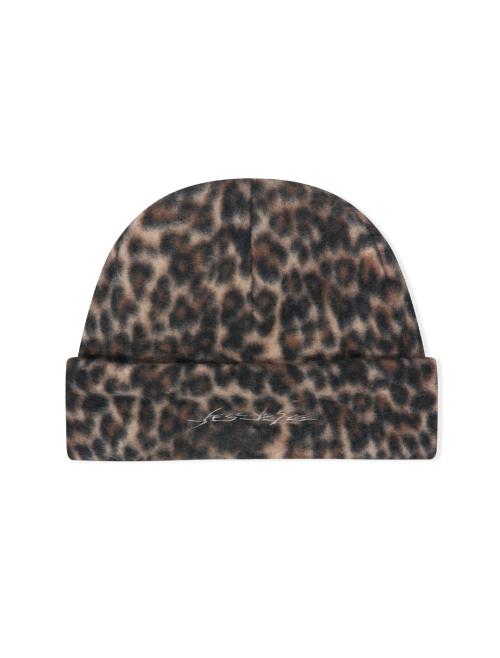 Lure Fleece Beanie Leopard